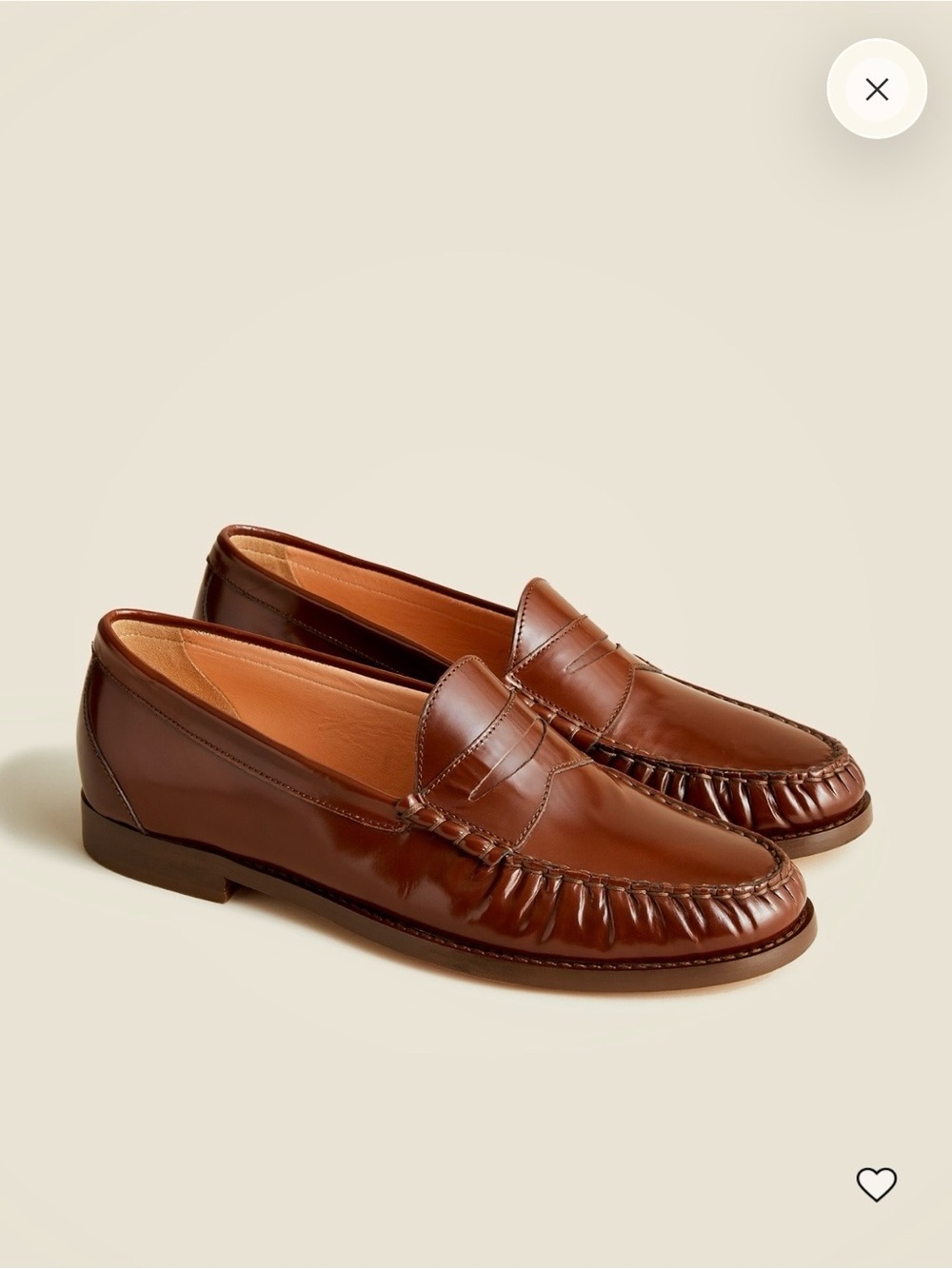 J. Crew Winona penny loafers
